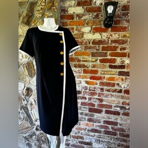 Shelby and Palmer, size 12, excellent condition, Navy and white, Dresz, womans